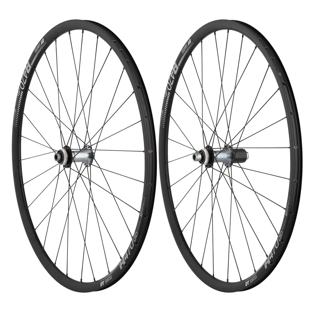 DT Swiss R470db 12/100 12/142 700c HG11 CL Wheelset