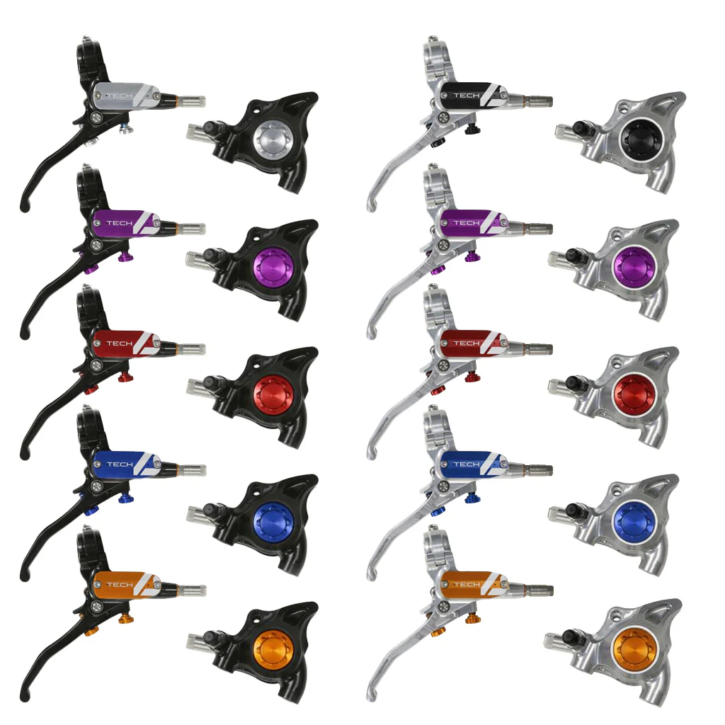 Hope Tech 4 X2 Flat Mount Disc Brake (No Rotor) - Image 3