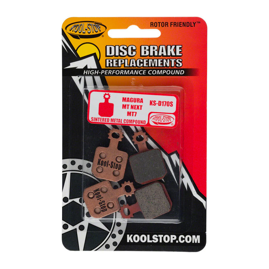 Kool-Stop Magura MT 4 Piston Disc Brake Pads - Steel Plate (KS-D170S) - Image 2