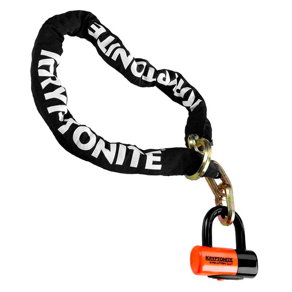 Kryptonite New York Cinch Ring Chain 1213 w/EV Series 4 Disc Lock