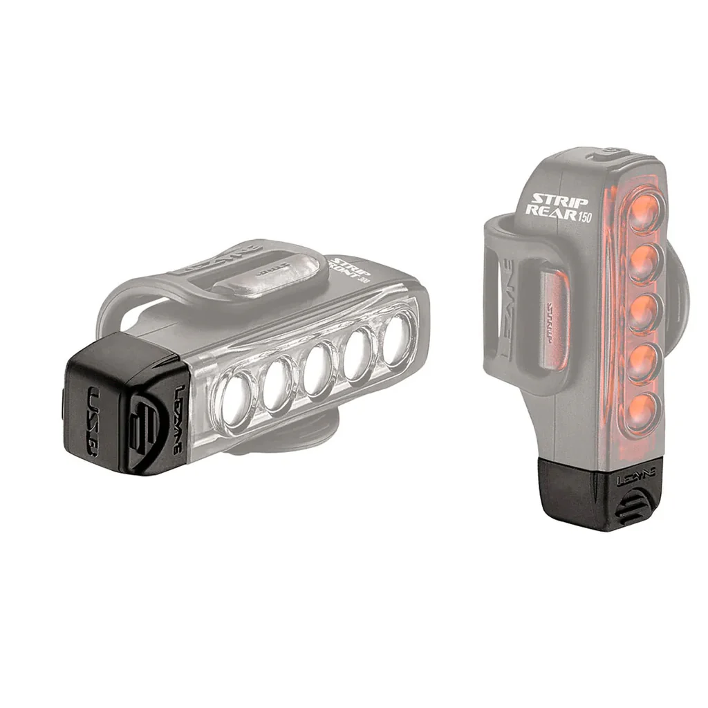 Lezyne Lights End Plug Black (For Strip Drive & Strip Drive Pro) - Image 2