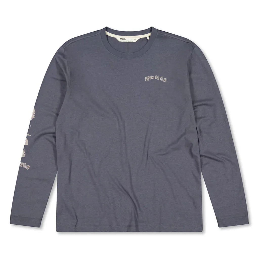 Mons Royale Men's Yonder Merino Organic Cotton Long Sleeve