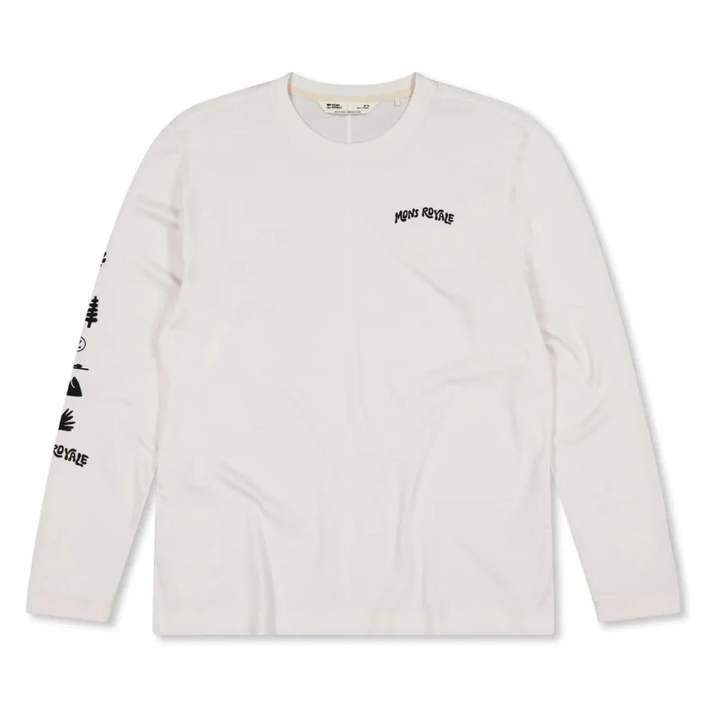Mons Royale Men's Yonder Merino Organic Cotton Long Sleeve - Image 4