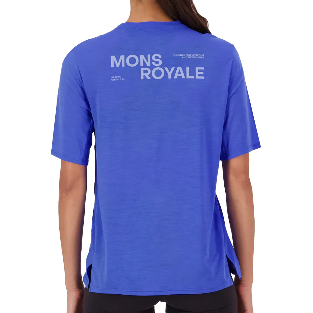 Mons Royale Womens Aero Ultralight Merino T-Shirt - Image 2