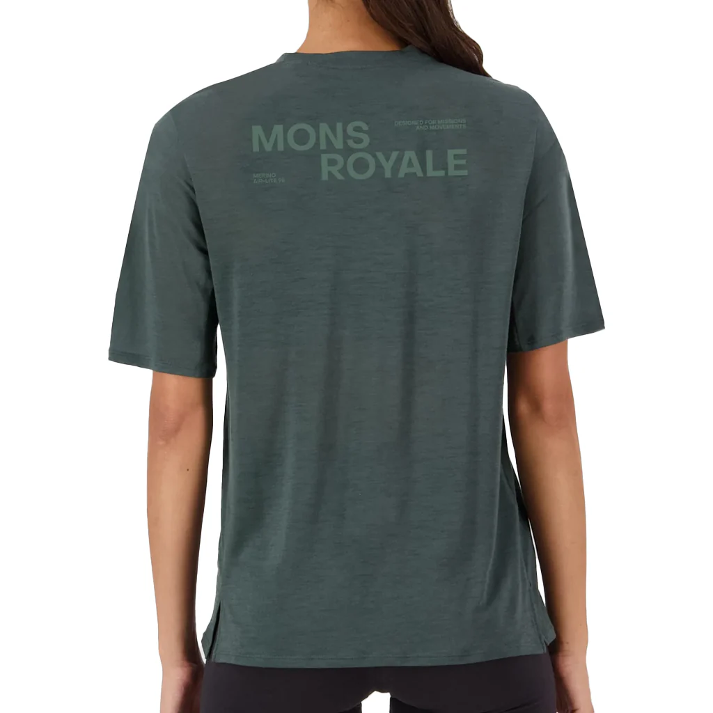 Mons Royale Womens Aero Ultralight Merino T-Shirt - Image 4