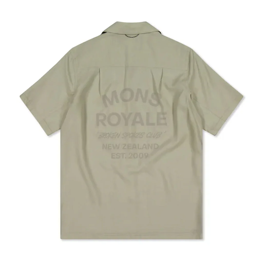 Mons Royale Womens Breezer Merino Short Sleeve Shirt - Image 2