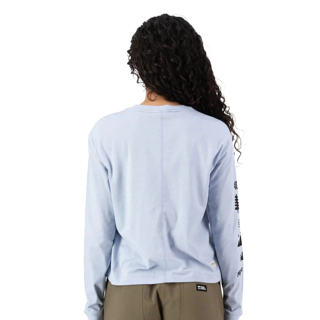 Mons Royale Women's Yonder Merino Organic Cotton Long Sleeve - Image 3