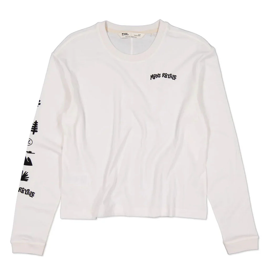 Mons Royale Women's Yonder Merino Organic Cotton Long Sleeve - Image 4
