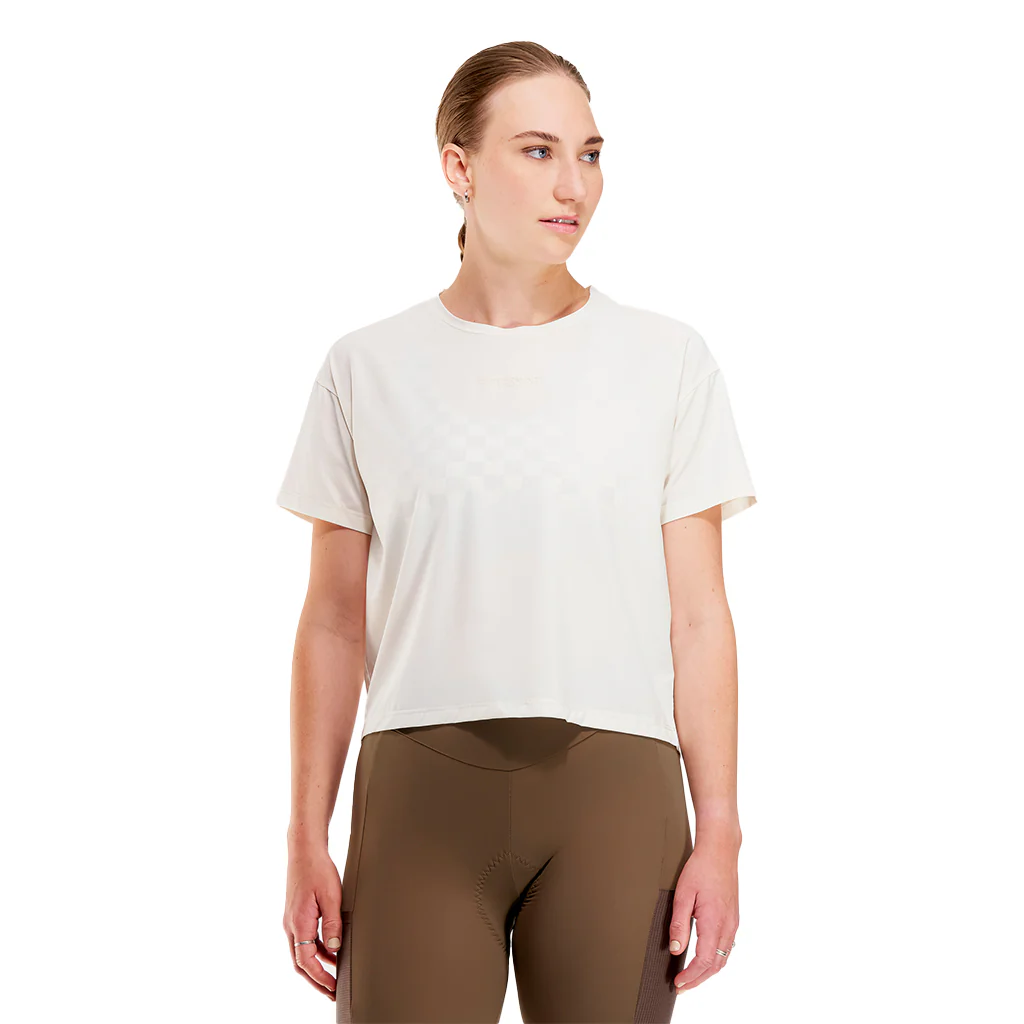 Peppermint Cycling Co. Backroads Crop Tee Women's - Image 3