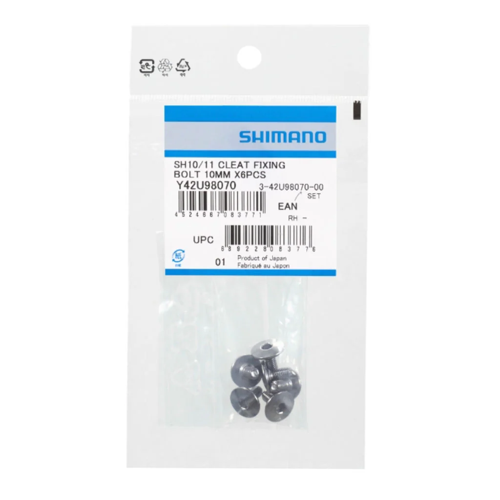 Shimano SPD-SL Medium Cleat Bolts M5x10mm (Pack of 6) - Image 2