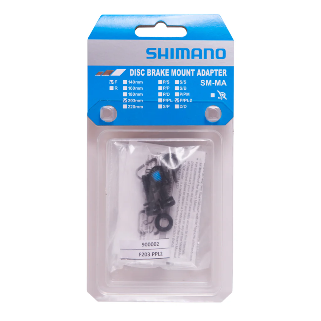 Shimano SM-MA-F203P/PL2 Mount Adapter for Disc Brake Caliper - Post Mount to Post Mount 200mm to 203mm - Image 2