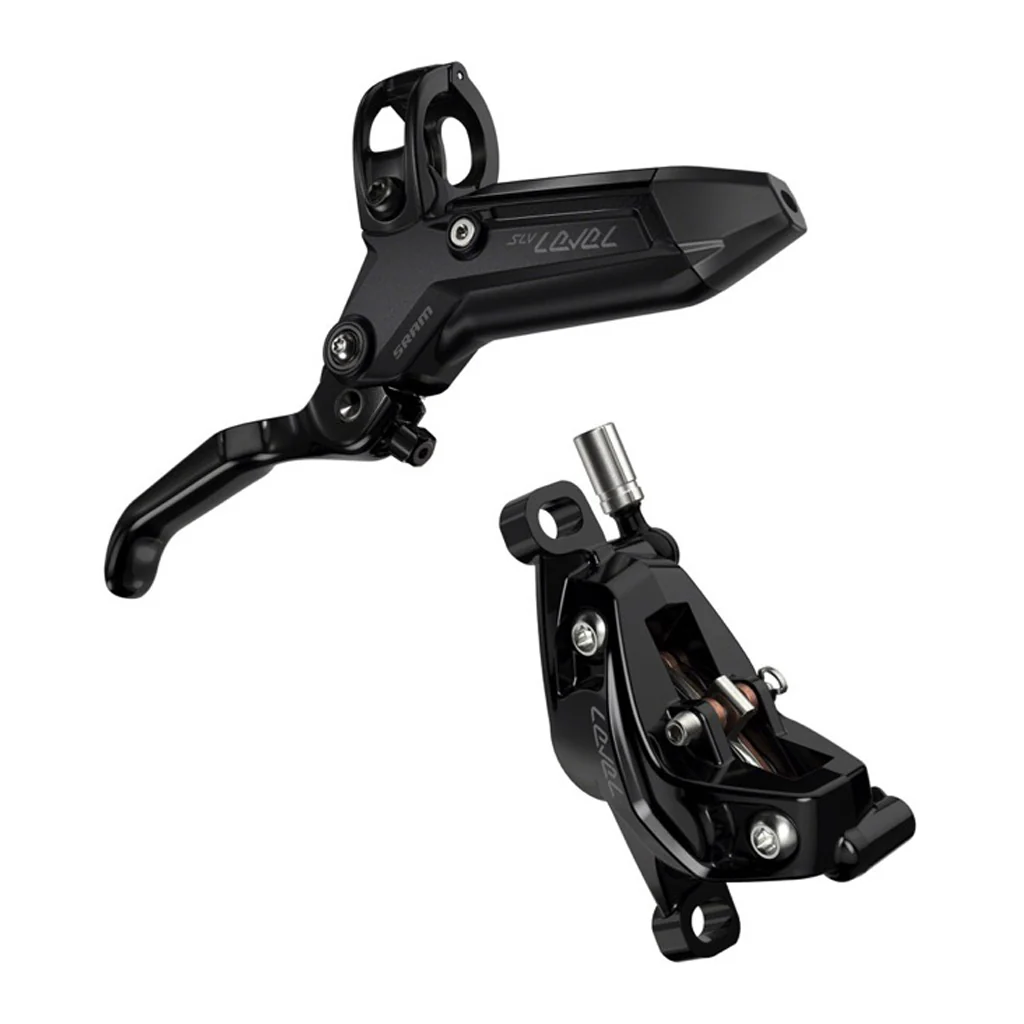 SRAM Level Silver Stealth 4-Piston Post Mount Hydraulic Disc Brakes