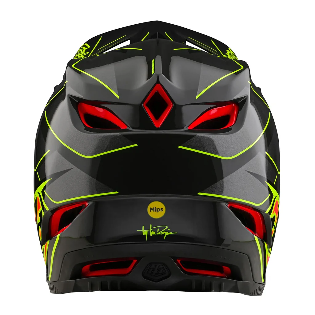 Troy Lee Designs D4 Composite Helmet w/MIPS - Ghostwing - Image 4