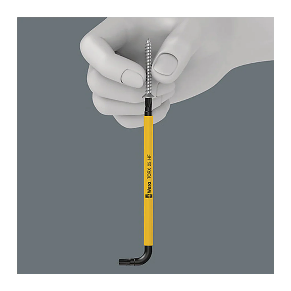 Wera Tools Multi Colour Torx Holding Function Long Arm L-Key 9 Piece Set - Image 3